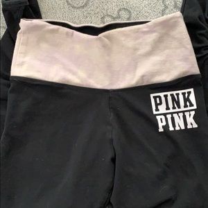 Pink leggings great condition xs